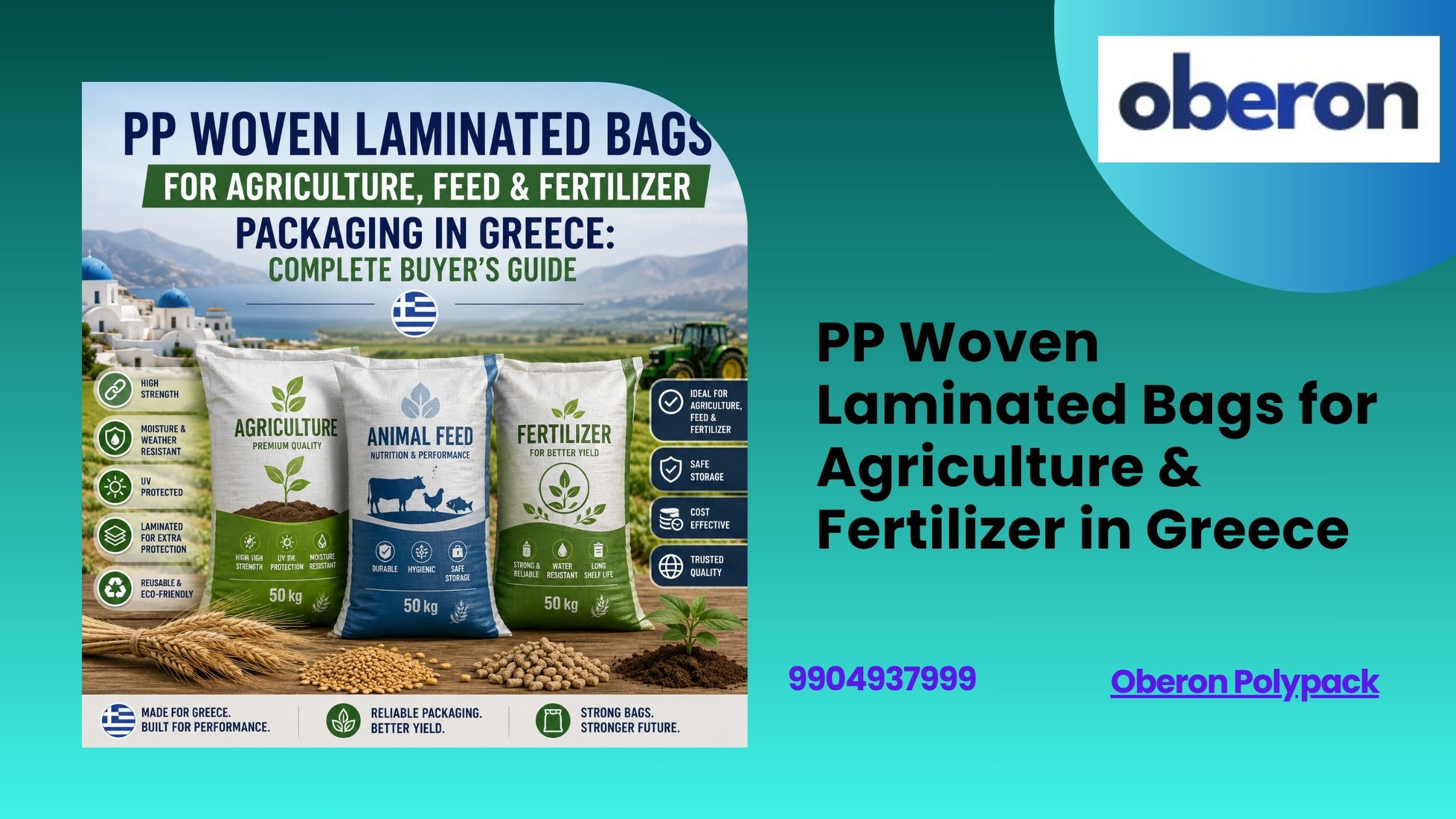 PP Woven Laminated Bags for Agriculture, Feed & Fertilizer Packaging in Greece: Complete Buyer's Guide